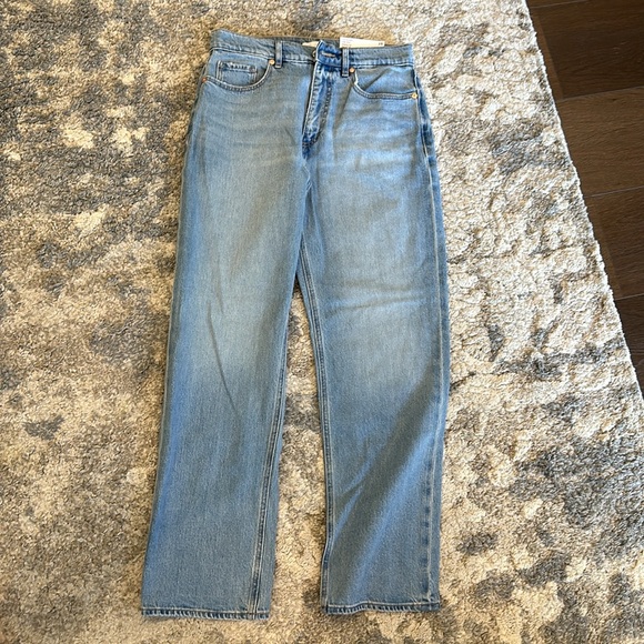 Loft The Straight High Rise Jeans - size 28 - NWT - Picture 3 of 5